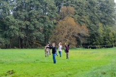 Fliegenfischen - Wurfkurs Achim Stahl mit der Jugendgruppe des AV Schlesen Club 17 e.V.