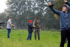 Fliegenfischen - Wurfkurs Achim Stahl mit der Jugendgruppe des AV Schlesen Club 17 e.V.