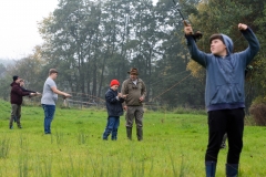 Fliegenfischen - Wurfkurs Achim Stahl mit der Jugendgruppe des AV Schlesen Club 17 e.V.