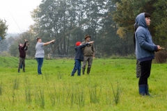 Fliegenfischen - Wurfkurs Achim Stahl mit der Jugendgruppe des AV Schlesen Club 17 e.V.