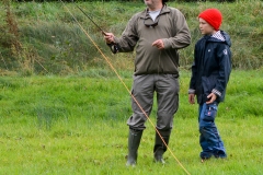 Fliegenfischen - Wurfkurs Achim Stahl mit der Jugendgruppe des AV Schlesen Club 17 e.V.