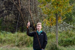 Fliegenfischen - Wurfkurs Achim Stahl mit der Jugendgruppe des AV Schlesen Club 17 e.V.